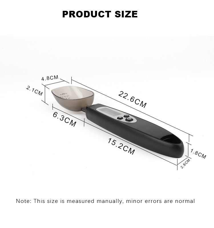 Basic Customization Digital Spoon Scale for Tea Spices Beans Weighing 500g/0.1g