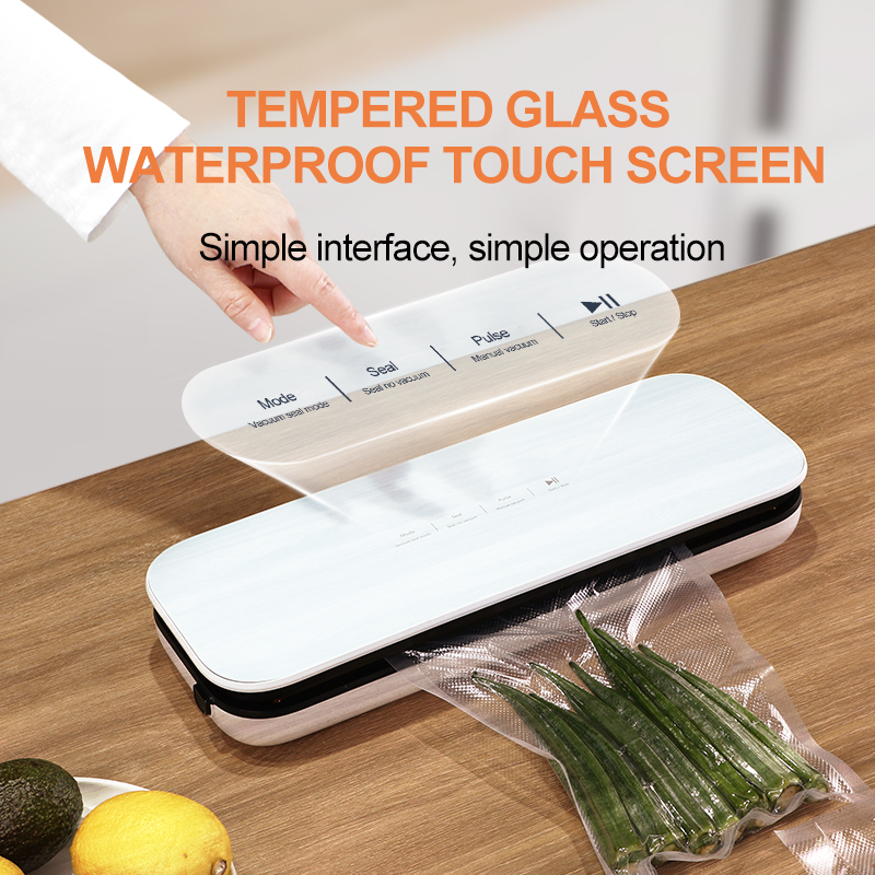 tempered glass waterproof touch screen vaccum sealer