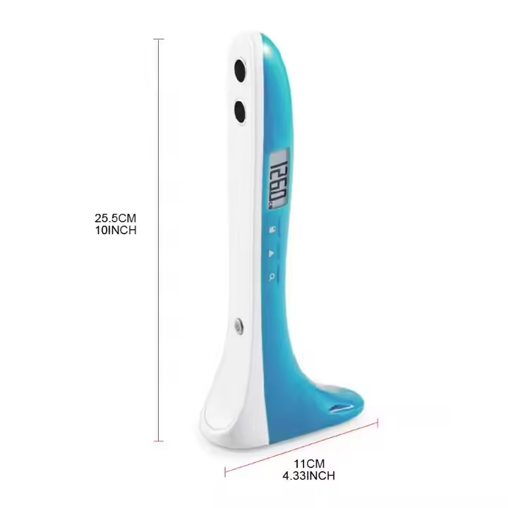 blue digital stadiometer