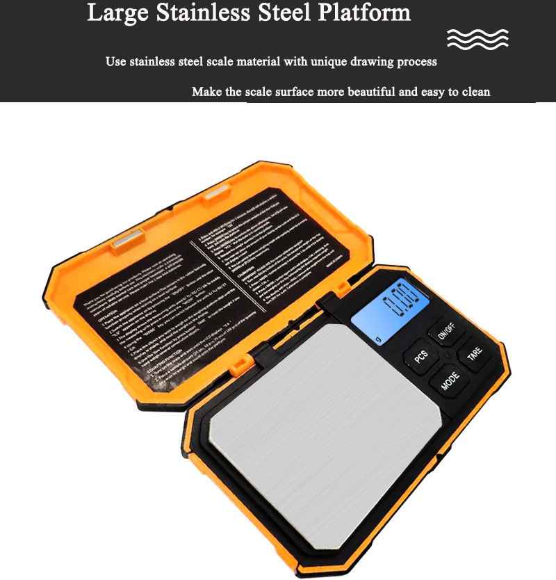 Portable Diamond Mini Military Tool Box Jewelry Scale