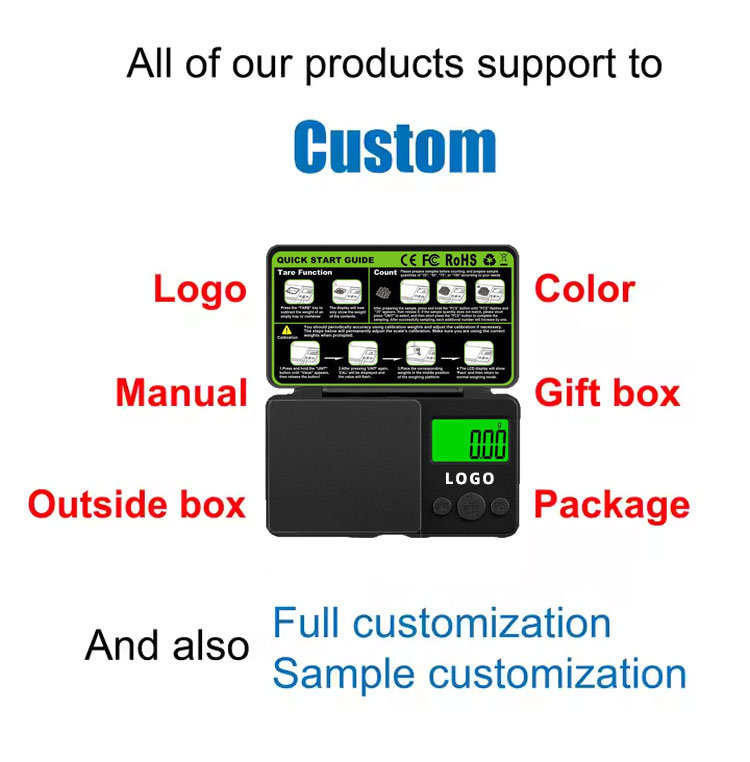 High Quality Black Pocket Scale