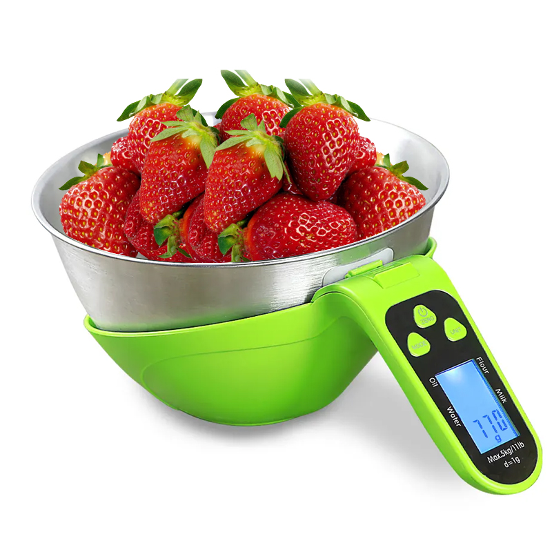 Digital Kitchen Food Scale With Bowl and Measuring Cup - Food Scale With 0.1g for Cooking