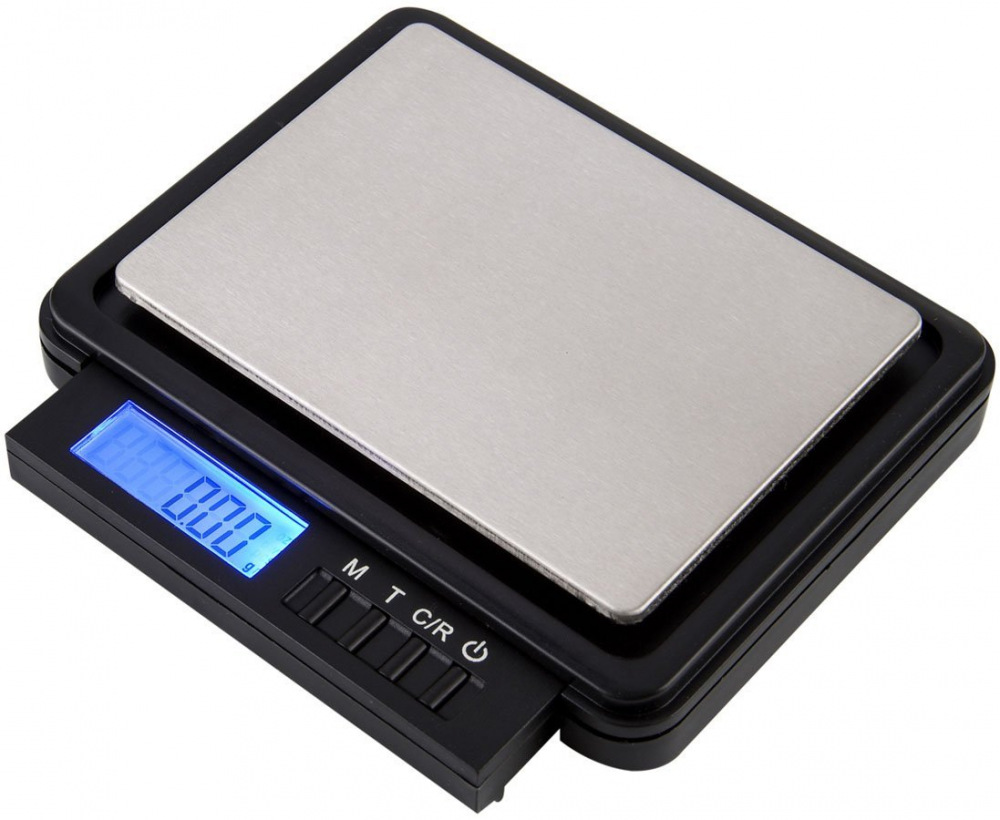 black pocket scale
