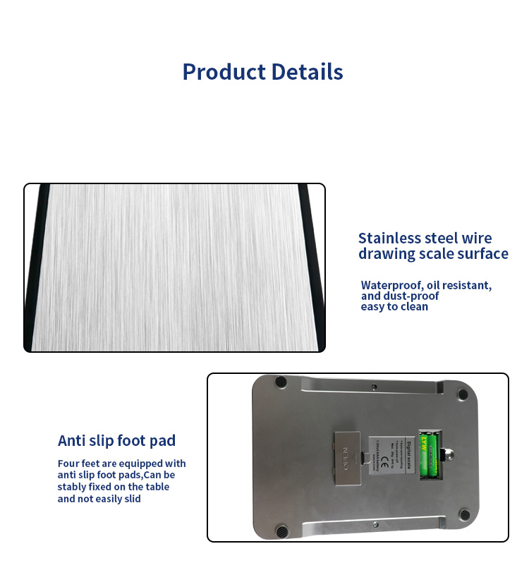 Rechargeable Digital Kitchen Scale