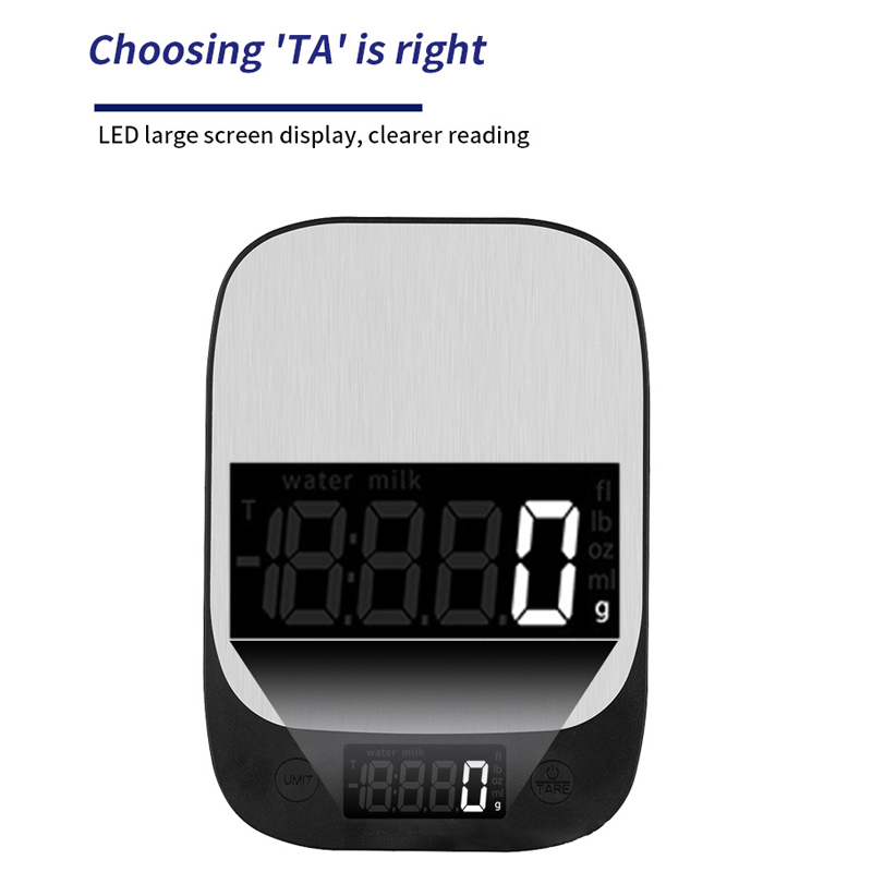 led display kitchen scale