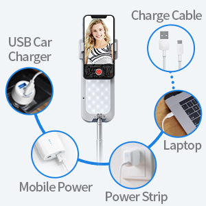 360 rotating selfie stand