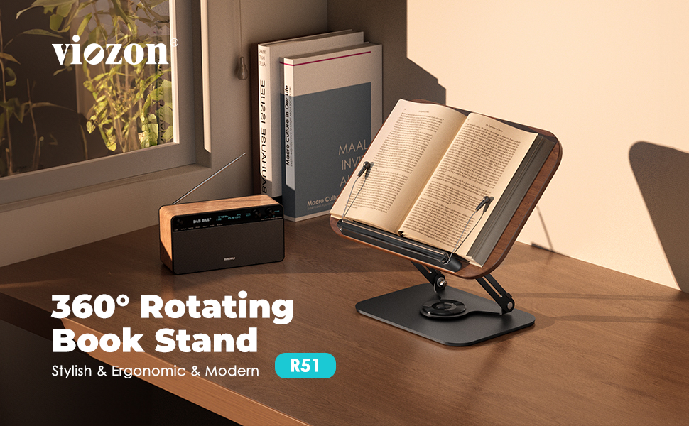 wooden book stand