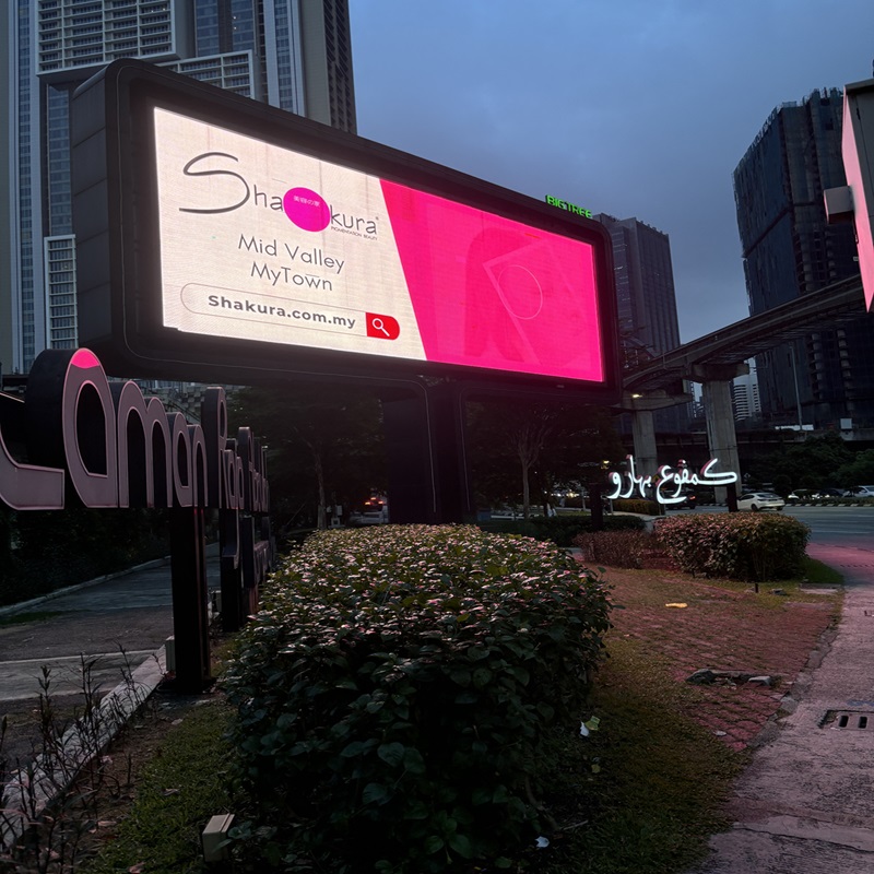 advertising led fixed display