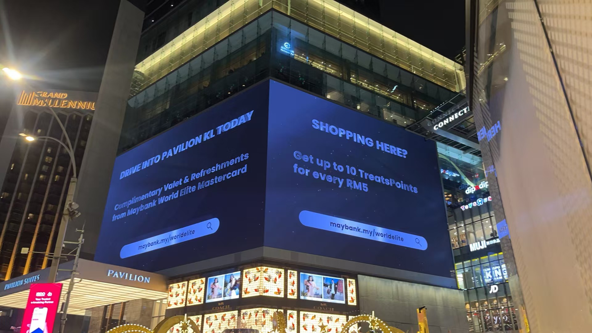 outdoor led display case