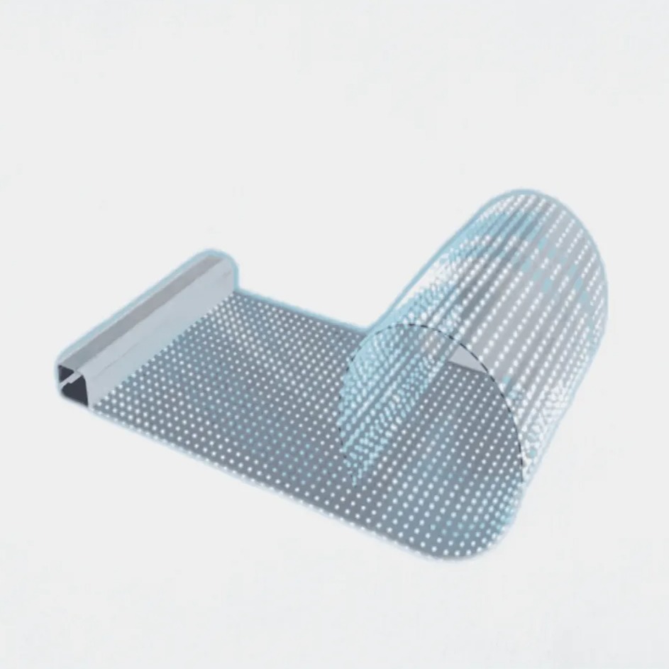 Transparent Film LED Display Screen window display video