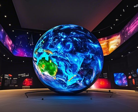led sphere display for sale