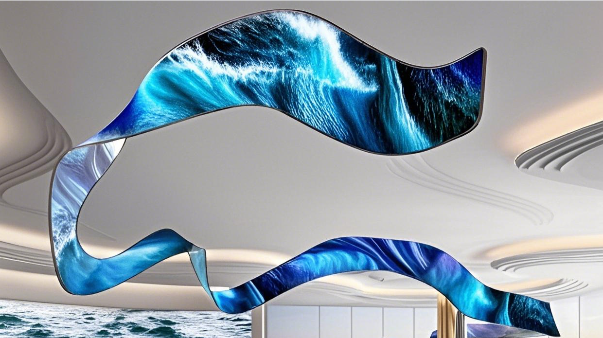 P4mm outdoor flexible LED display module