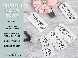 cheap custom hang tags with creative branding