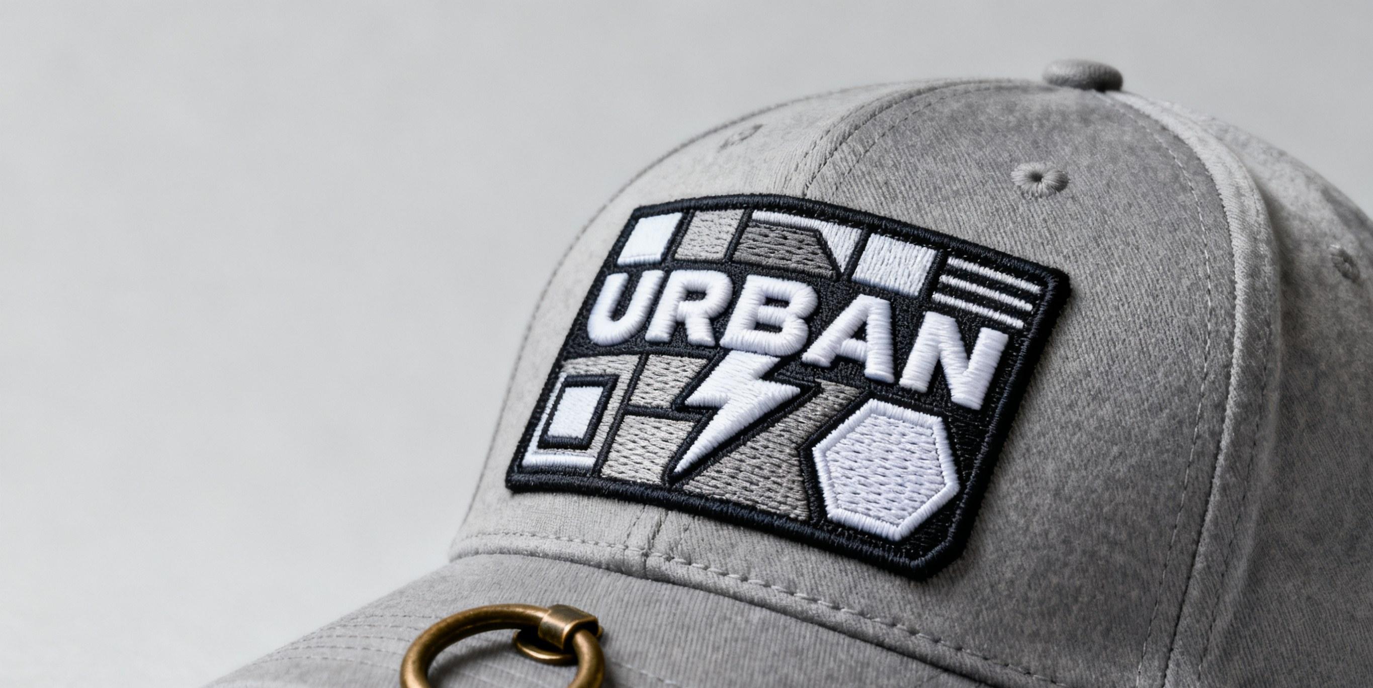 streetwear hats with 3D embroidered patches
