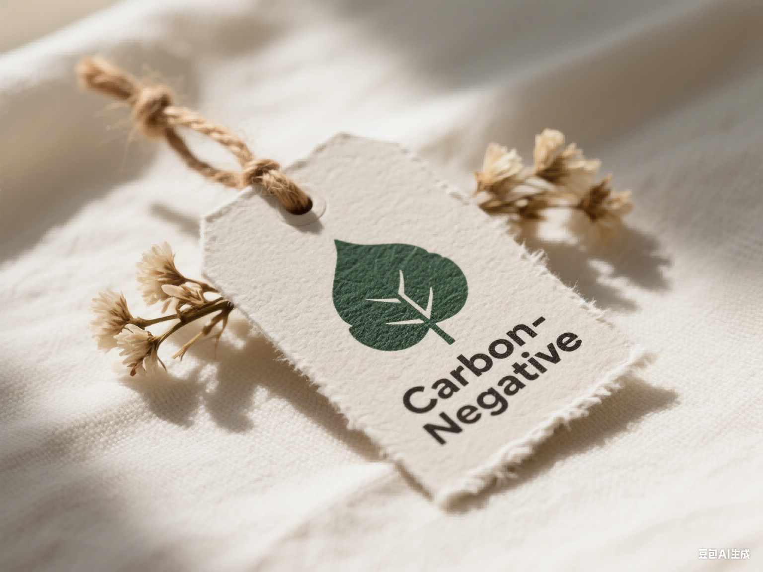 Carbon-Negative Clothing Tags