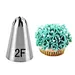 Wilton Stainless Steel Nozzle 1m 2d 2f Cupcake Making Icing Piping Tips Cake Decorating Nozzle Cake Tools Baking Cake Decoration Supplies Piping Nozzles For Cake Cream Decorating
