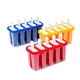 Homesun 5-Cavity Ice Pop Maker Shapes Custom Kitchen Gadgets Frozen Ice Cream Popsicle Molds
