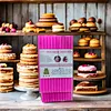 Lixsun Pink 30cm*1.1cm of 12pcs Wedding Cake Tier Supports Stacking Rod Holder Plastic Cake Dowels for Stacked Diy Baking Tools