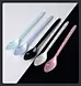 19cm Long Hard Disposable Colorful Plastic Small Spoon for Ice Cream Pudding Dessert Cake Coffee Spoons Scoop