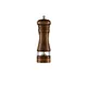 Salt And Pepper Grinder Set 6.5 Inch Wooden Salt Pepper Grinder With Rubber Wood Body And Acrylic Vision Oak Wood Pepper Grinder Like A Tower Is Slim And Easy To Hold