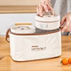 Students 304 Stainless Steel Insulated Lunch Box Rice Microwaveable Japanese Bento Box with Lid Lunch Box Insulation Thermal Bag