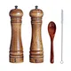 Wooden Pepper Grinder Mill Bamboo Salt And Pepper Grinder Set Round Ball 5 8 10 Inch Manual Wood Mini Cumin Herb Mechanism Mill Spice Salt And Pepper Grinder Set For Pepper Wholesale Round Ball 5 8 10 Inch Manual Wood Mini Herb Mechanism Mill Spice Salt P
