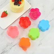 Cake Cup Molds
Silicone Muffin Baking Cake Cups
Multi-Color Reusable Nonstick Heart-Shaped Silicone Muffin Baking Cake Cups