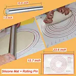 Teens Juniors Kids Adult Beginners Spoons Cups Pastry Measuring Dough Scraper Mat Cookie Cutters Cooking Baking Supplier