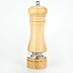 Wholesale Portable 6inch Manual Wooden Salt and Pepper Grinder Adjustable Spice Grinder
