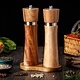 8 Inch Acacia Wooden Salt and Pepper Grinder Set Premium Wooden Salt and Pepper Mill