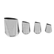 Homesun 4pcs/set Cake 18/10 Stainless Steel Rose Pastry Icing Russian Cupcake Decorating Icing Piping Nozzles Set