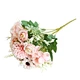 Artificial Flower for Home Display Wedding Birthday Pary Decorative Peony and Rose Bouquet