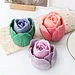 3d Rose Flower Fondant Mold Rose Shape Silicone Mold Resin Rose Candle Mold Cake Decoration Chocolate Soap Candy Making Diy Rose Candle Silicone Mold Tulip Bud Soap Mold Fondant Cake Chocolate Mold Wedding Decor Aromatherapy Candle Making Supplies