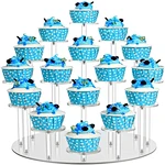 Wedding Dessert Stand Transparent Cupcake Display Stand Acrylic Cupcake Stand