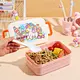 3 Compartment Lunch Box Plastic Dome Lunch Box Lunch Box With 3 Inserts