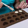 Chocolate Bar Mold Silicon Silicone Chocolate Mold Rectangular Brown Chocolate Mold Suitable For Chocolate Candy Bars Non-Sticky Bpa-Free 15 Cavity Silicone Chocolate Mold Jelly Block Bar Mold Ice Tray Fondant Cake Decorating Candy Tool Kitchen Baking Sup