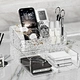 Dresser Storage
Multi-Function With Handle Portable Holder Plastic Kit Sponge Led Light Makeup Storage Box Mirror Makeup Organizer With 2 Drawers And 1 Tray For Perfume Skincare Eyeshadow Lipstick Cosmetics Storage Display Case