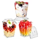 Dessert Cups With Lids And Spoons
Square Clear Plastic Dessert Cups With Lids
Dessert-cups