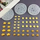 Large and Small Yuanbao Copper Coin Decoration Silicone Molds Fondant Chocolate Cake DIY Baking Epoxy Silicone Mold Wholesale