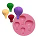 S83g 4 Hole Hot air Balloon Cloud Silicone Mold Sugarcraft Mould DIY Chocolate Baking Tools Cake Fondant Tool Decoration
