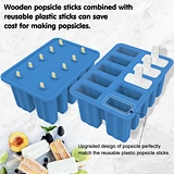 Ice Pop Molds Shape 4 Cavity Silicon Molds For Ice Cream Pops Ice Cream Popsicle Molds