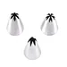 Wilton Stainless Steel Nozzle 1m 2d 2f Cupcake Making Icing Piping Tips Cake Decorating Nozzle Cake Tools Baking Cake Decoration Supplies Piping Nozzles For Cake Cream Decorating