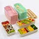 Outdoor Student Office Worker 3 Layer Portable Sealed Microwave Heating Lunch Box With Tableware Wholesale Stackable Office Leakproof Safe Reusable Food Storage Lunch Box With Cutlery Portable 900ml Heat Insulated Environmentally Friendly And Durable 3 La