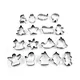 18pcs Christmas and Halloween Cookie Cutter Metal Cake Cutters Fondant Decorating Fruit Shape