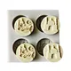 Factory Fine 4pcs Arab Muslim Eid Mubarak Mosque Moon Star Shape Silicone DIY Chocolate Biscuit Cookie Clay Cake Fondant Mold