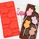 Whosale High Quality Food Grade Red Heart Silicone Mold For Valentine'S Day Ease To Clean 6 Even Double Superposition Of Love Heart Silicone Chocolate Mold High Temperature
Hard Candy Diy Resin Mold Bpa Free Bakeware Lollipop Mold