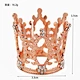Flower Bouquet Crown Princess Bride Birthday Gift Headdress Alloy Pearl Crown Mini Crown Set Bride'S Headdress Birthday Gold Alloy Crown Cake Accessories