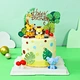 Party Cake Decoration Accessories Supplies Baking Dessert Cake Display Decor Birthday Theme Cake Topper Pearl Star Happy Birthday Cake Topper