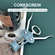 Corkscrew Wine Opener Abridor De Vinho Corkscrews Openers Bottle Opener Wine Accessories Custom Bottle Opener Kitchen Accessories