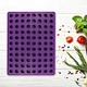 Reusable Silicone Mini Ice Ball Maker Easy Release Purple  Cavity Ice Cube Trays Molds for Summer Food Grade Material
